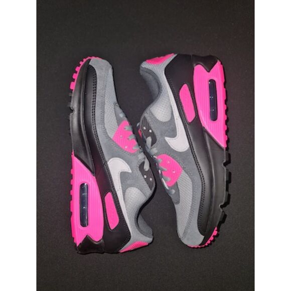 Nike Air Max 90. Wolf Grey Hyper Pink. SIZE 11 - DM0029-010 - Picture 7 of 8